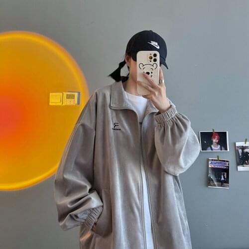 New Women Jacket Spring And Autumn Jacket Women Solid Street Bomber Jacket Casual Loose Baseball Womens Windbreaker 2021 Korean