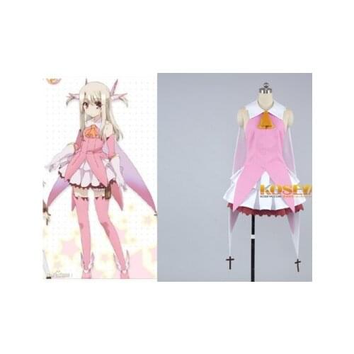 Free shipping New Arrival Custom made Japanese anime Fate kaleid liner Prisma Illya Illyasviel von Einzbern cosplay costume
