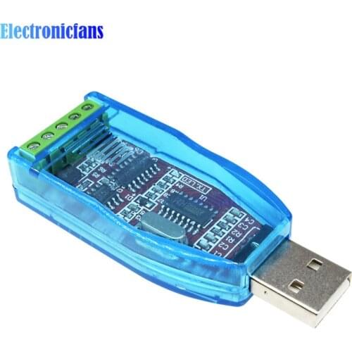 NEW Industrial USB To RS485 Converter Upgrade Protection RS485 Converter Compatibility V2.0 Standard RS-485 A Connector