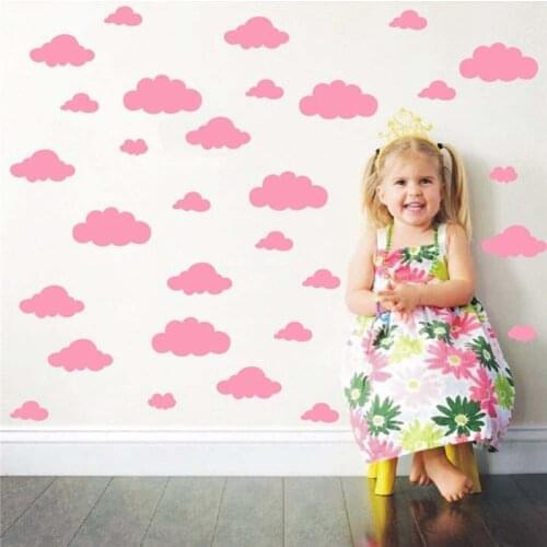 Cloud Nursery hildrens Bedroom Decal Decoration Wall Stickers Vinyl Sticker