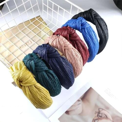 New Stripe Fashion Hair Hoop Fashion Bow Knot Hairband Soft Comfortable Hoop Simple Sweet Girls Hair Beautiful Cross Headband