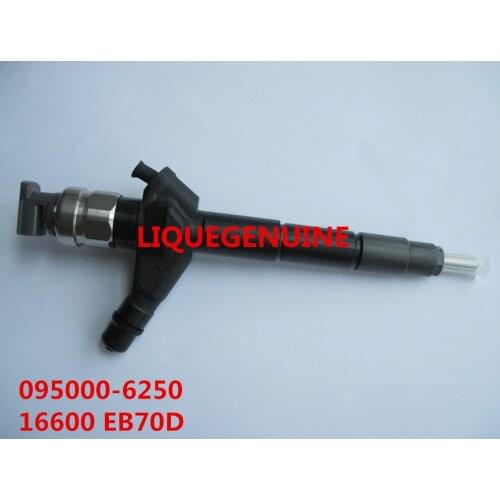 Genuine common rail injector 095000-6250 for 16600-EB70A, 16600-EB70D