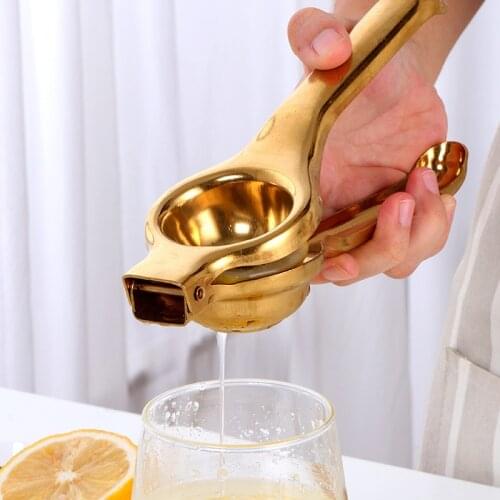 Mental Manual Juicer Lemon Juicer Squeezer Lemon Clamp Hand Stainless Steel Squeeze Lemon Appliance Kitchen Tools