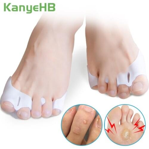 2pcs Silicone Forefoot Pads For Feet Callus Blisters Corn Overlapping Toe Separator Foot Cushions Hallux Valgus Foot Care H078