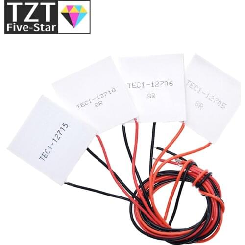 TEC1-12705 Thermoelectric Cooler Peltier TEC1-12706 TEC1-12710 TEC1-12715 40*40MM 12V Peltier Elemente Module