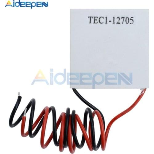 1pc TEC1-12705 Heatsink Cooling Plate Thermoelectric Cooler Peltier 12705 12V 5A Cells TEC12705 Peltier Elemente Module
