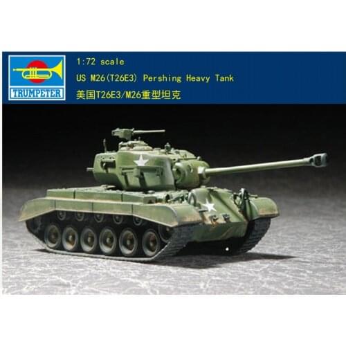 Trumpeter 07264 1/72 American M26 (T26E3 ) Pershing Heavy Tank Model Armored Car TH07157-SMT6