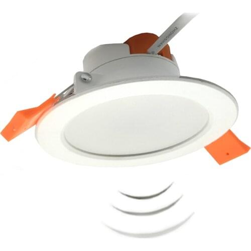 LED Downlight 3W 5W 7W Recessed Ceiling Lamp AC 220V Downlight With Intelligent Radar Sensor Light for Bathroom Stairs Balcony