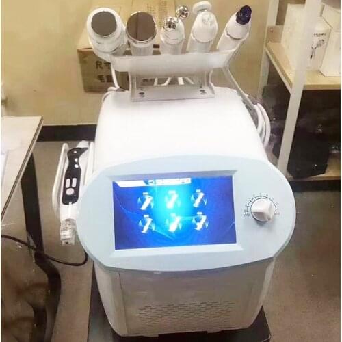 6 In 1 H2-O2 Oxygen Dermabrasion Deep Cleansing Machine Water Spray Exfoliation Removal Wrinkle Facial Peeling Tools
