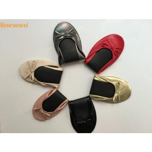 Free shipping! Hot sell pure white women favor foldable ballerina shoes for wedding gift in cheap price