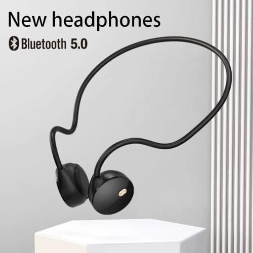 R18 Wireless Bone Conduction Headphones Bluetooth 5.0 Stereo Sound Headset Sports Lightweight Open Ear Earphones With Microphone