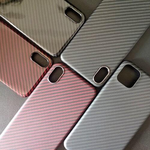 Carbon Fiber Case for iPhone 11 Pro Max X XS Max Case Ultrathin Slim Back Cover Glossy Red Matte Black for iPhone XS Max 11 Pro