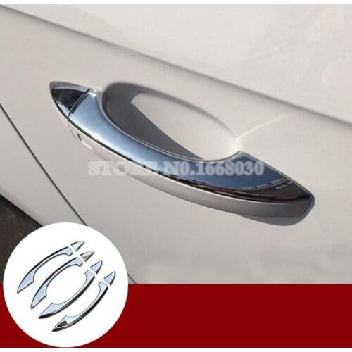 For Audi A5 S5 4door ABS Chrome Car Door Handle Cover Trim 2008-2016 8pcs Car Decoration Car Accesories Interior