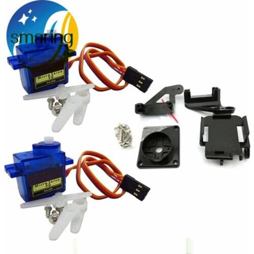 Two DOF Robot PTZ FPV Dedicated Nylon PTZ Kit With Two 9G Precision 160 Degree Servo