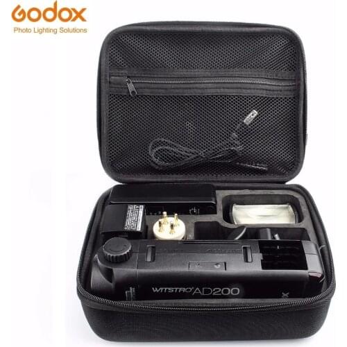 Godox AD200 TTL 2.4G HSS 1/8000s Pocket Flash Light Double Head 200Ws with 2900mAh Battery Compatible with Nikon Sony Canon Fuji