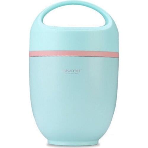 Lunch Box Vacuum Insulated Keep Food Warm Leakproof Containers 2-layer Stainless Steel Thermal Food jar With Spoon 820ml