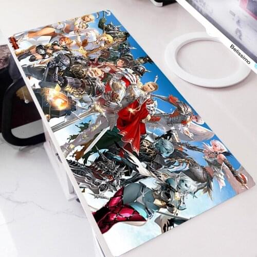 Mouse Carpet Pad With Backlight Deskpad Keyboard Gamer Computer Table Speed Deskmat For Anime Mat Custom Complete Desk Lineage 2