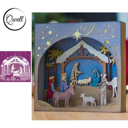 QWELL People Metal Cutting Dies for Scrapbooking and Card Making Paper Embossing Craft New 2019 die cuts