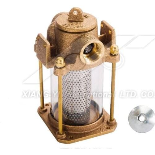 Marine Boat Bronze Raw Sea Water Filter Basket Strainer 3/4 ,1,1 1/4 ,1 1/2,2 ,2 1/2 ,3 ,4 inch Intake