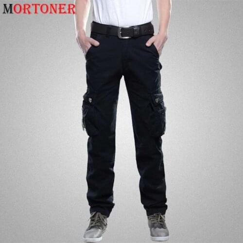 Mens Outdoor Hiking Cargo Pants Urable Lightweight Waterproof Military Black Trousers Fishing Travel Workout Pantalon Cargo 38