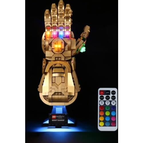 LED Light Kit For 76191 Infinity Gauntlet Lighting Set Building Blocks DIY Toys Set （NOT Include The Model