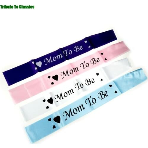 Mommy Mum To Be Sash Baby Boy Girl Baby Shower Decoration Sash Newborn Party Decoration Pregnant Mom Favor Gifts