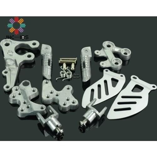 Motorcycle Footrests Front Foot Pegs Pedals Rest Footpegs For SUZUKI GSXR 1000 GSXP1000 2005-2011 05 06 07 08 09 10 11