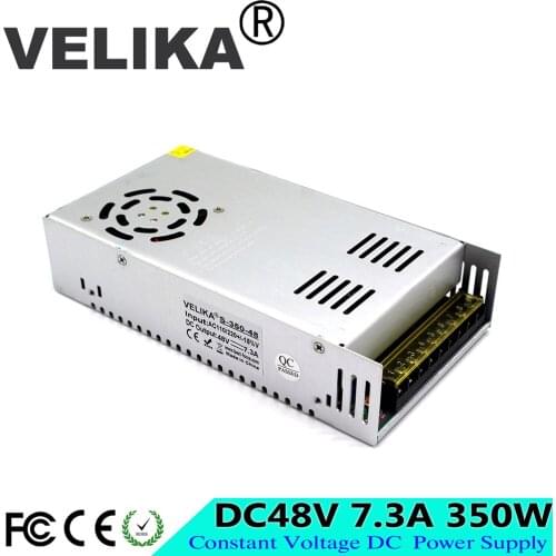 Small Volume 48V 7.3A 350W Switch Power Supply Transformers 110v 220v AC to DC48V Voltage Transformer for Led Control Stepper