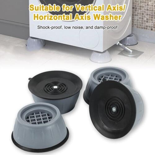 ON SALE 2/4pcs Universal Anti-Vibration Pads for Washing Machine 4cm High Anti-Walking Anti-slip Pads for Washer and Dryer