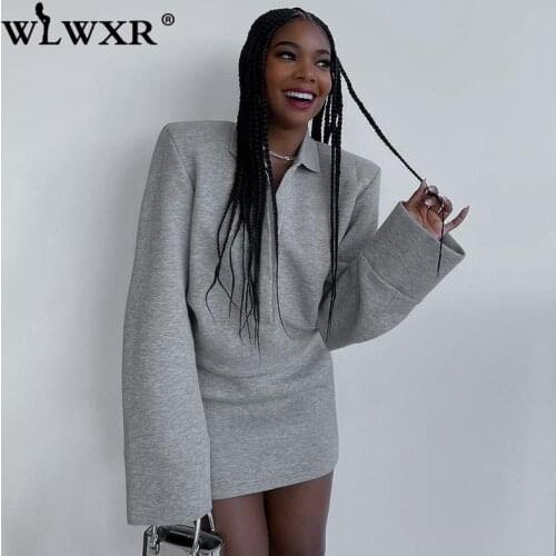 Модные платья-рубашки WLWXR China At AliExpress