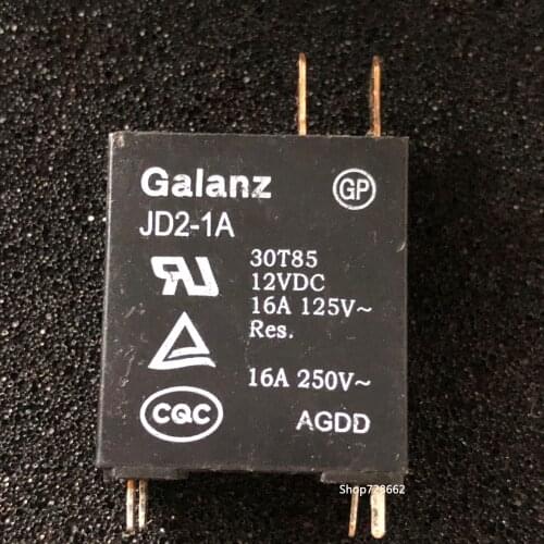 1PCS/LOT JD2-1A 12V Relay 16A 4PIN