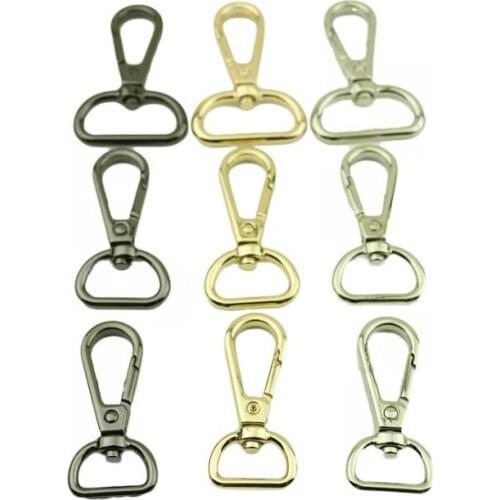 100 PCS Luggage Hardware Accessories Zinc Alloy High-Quality Hook Buckle Jewelry Chain Hanging Hardware Buckles