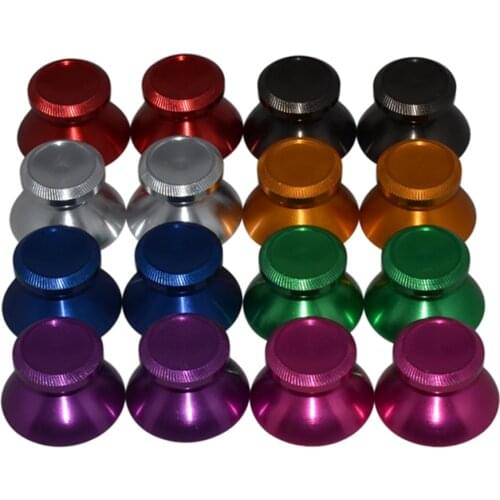 Xunbeifang 2pcs 3D joystick Cap Aluminum Alloy Metallic Metal Analogue Analog Joystick Stick For PS4 for XboxOne Controller