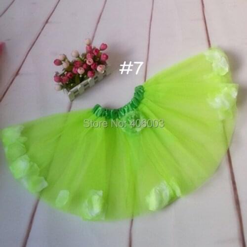 Free shipping new summer baby girls flower petal tutu short skirts pettiskirt party tutu