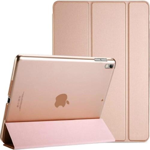For iPad Air (3rd Gen) 10.5"2019 Case iPad Pro 10.5"2017 Cover,Slim Lightweight Stand Smart Shell Translucent Frosted Back Cover