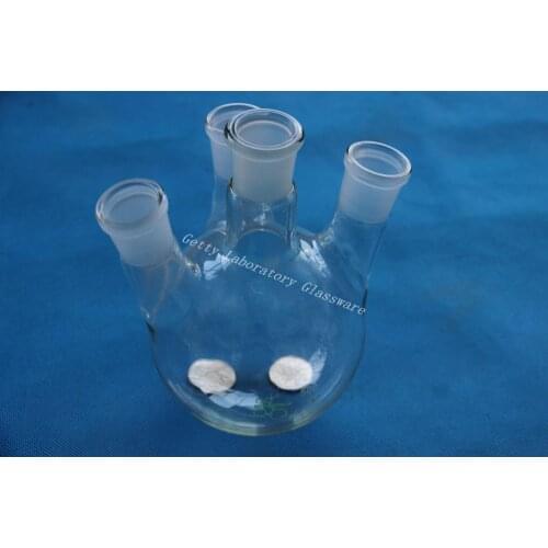500ml 4-neck (four-neck) round bottom flask, single neck, heavy wall, 24/29 joint