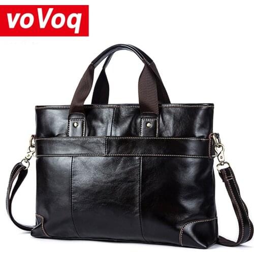 Men Single Shoulder Bag 9" 10" 14 Inch Laptop Bag Mens Casual Handbags Business Briefcase Computer Bags for Macbook Case New