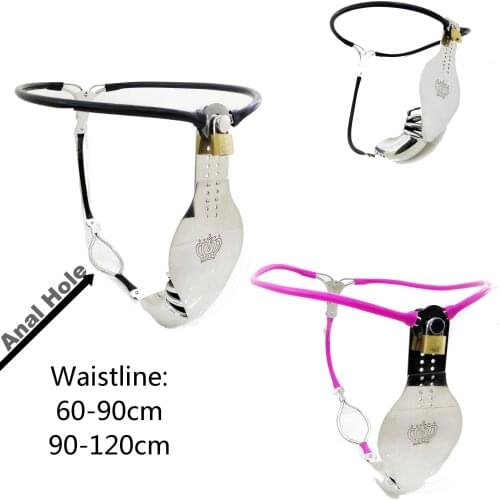 Male Stainless Steel Chastity Belt Bondage Device Cage Invisible Underwear witth Hole Adjustable Waistline SM Sex Toy for Man