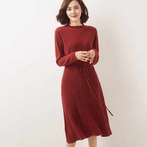 MVLYFLRT Fashionable Knitted Dresses