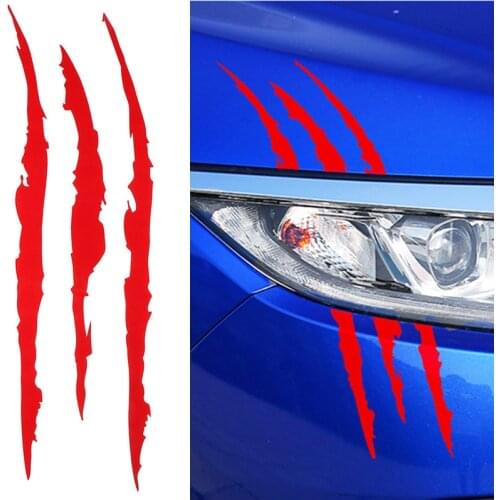 Car Sticker Reflective Monster Claw Scratch Stripe Sticker for Mercedes-Benz Series-A B C E S G M ML GLK CL CLK CLS GL GLK R SL