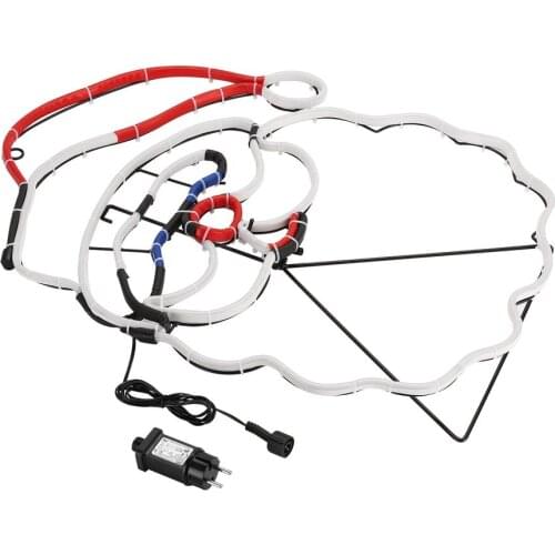 Cute Animal Night Light Santa Claus Shape Design Room Wall Decorations Home Love Ornament Coffee Bar Mural Crafts