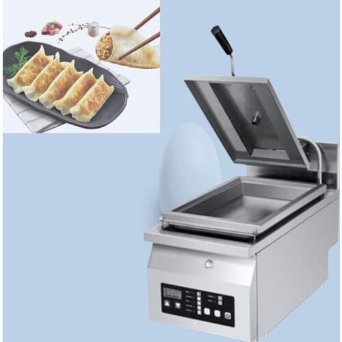 Sell dumpling fried dumpling machine/commercial parallel bars fried dumpling machine