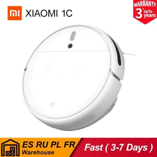2021 New Year gift Xiaomi Mijia 1C mi robot Vacuum Cleaner sweeping mopping water tank wifi 2500PA suction Planned Dust clean