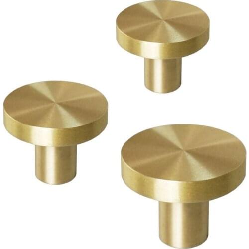 Pure Copper Cabinet Knobs Antique Kitchen Furniture Door Handles Drawer Pulls New 2020