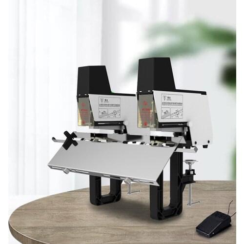 ST100G Movable double staple stapler A3 center seam automatic stapler double-linked flat-rider stapler