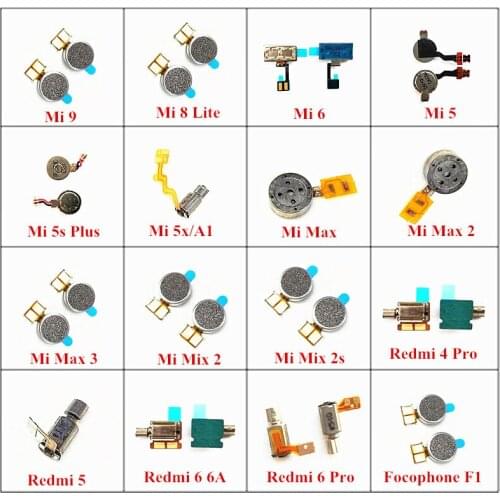 Vibrator Vibration Motor Flex Cable For Xiaomi Mi 9 8 Lite 6 5 5s Plus 5x A1 Max 2 3 Mix 2 2s Redmi 5 6A 6 4 Pro Focophone F1