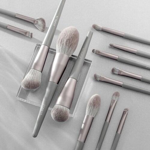 Zoreya 11pcs Makeup Brush Eyeshadow Set Kit Soft Fiber Eye Face Makeup Brush Professional Cosmetic Tools Synthetic Hair Box Gift