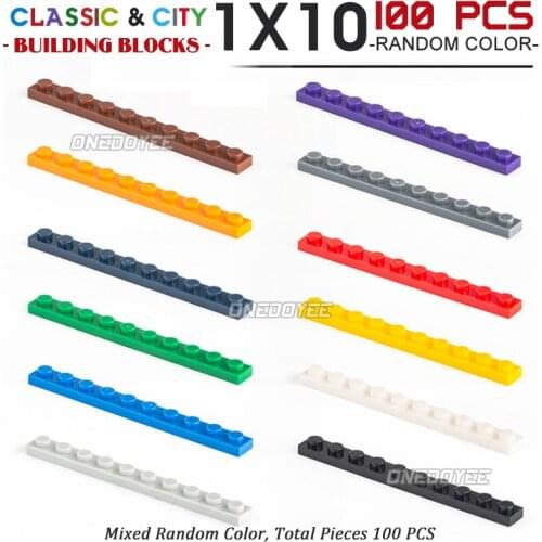 1X10 DIY Creative Bricks Bulk Model Figures Kids Toys Small Size Block Classic Brand Building Blocks City 50 to 500Pcs
