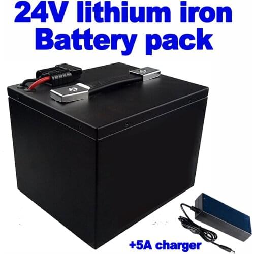 2400W 24V 70Ah 80Ah 90Ah LiFePO4 lithium phosphate iron battery pack for Solar EV RV Marine,Motor Golf UPS motor+5A charger