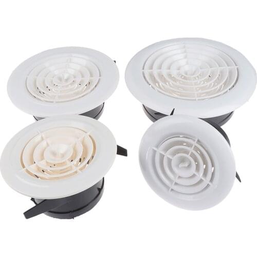 3~8 ''Adjustable Ventilation Grilles Grid Air Vent Round Louver Grille Cover Dropshipping